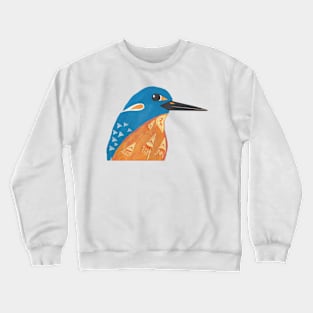 Native Birds of Australia Collage - Set 2 Kingfisher Crewneck Sweatshirt